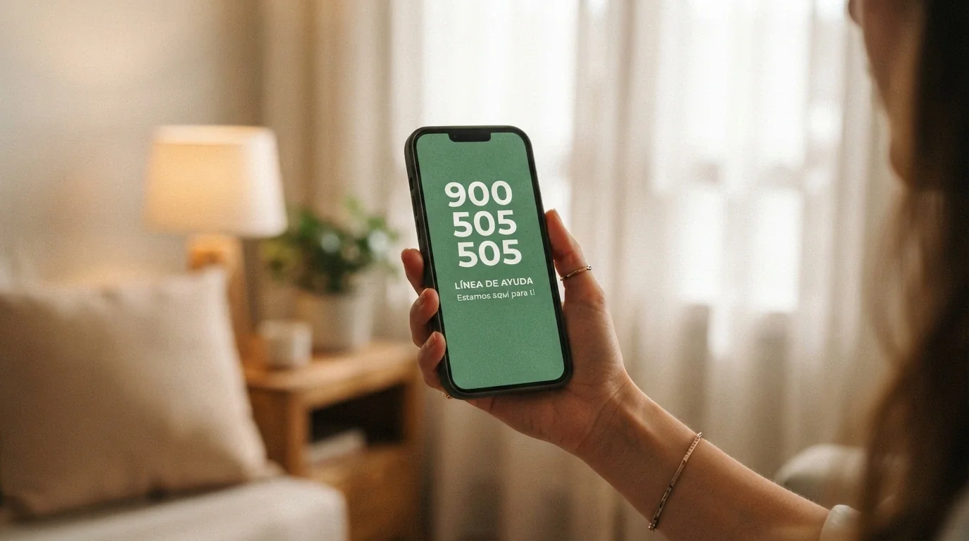Teléfono móvil con el número 900 200 225 en pantalla junto al logotipo de FEJAR y un entorno de atención telefónica