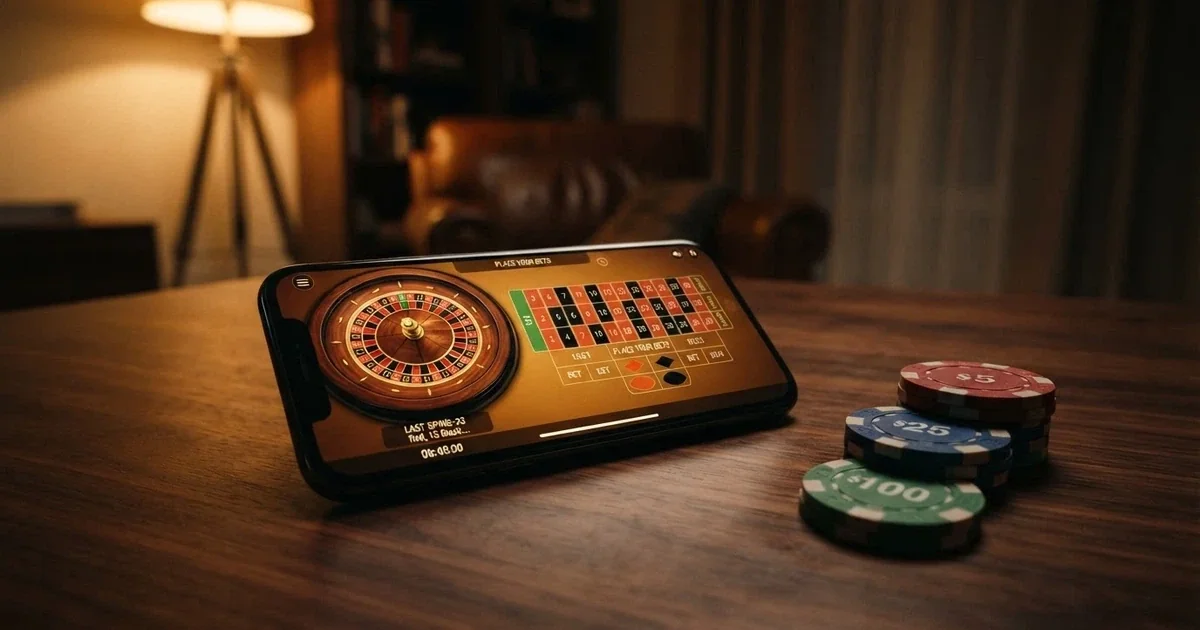 Pantalla de un casino online mostrando el logotipo de Tether USDT junto a fichas de ruleta y una interfaz de depósito en español