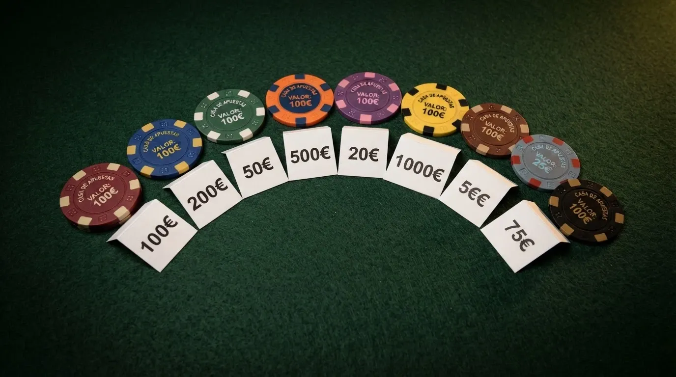 Vista comparativa de fichas de varios casinos online españoles con sus respectivos bonos de bienvenida destacados