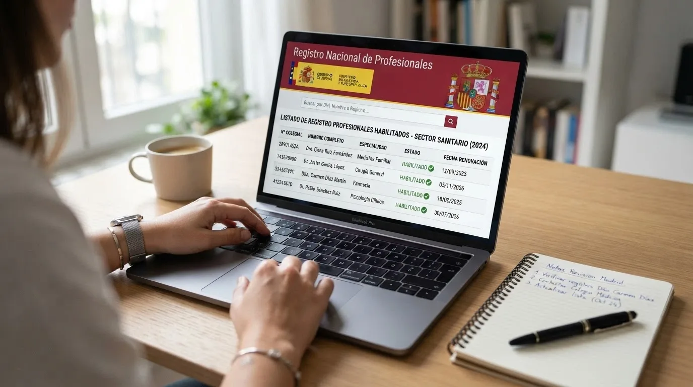 Captura de pantalla del listado público de operadores con licencia en la web de la DGOJ (ordenacionjuego.es) con el dominio .es y los datos de licencia visibles
