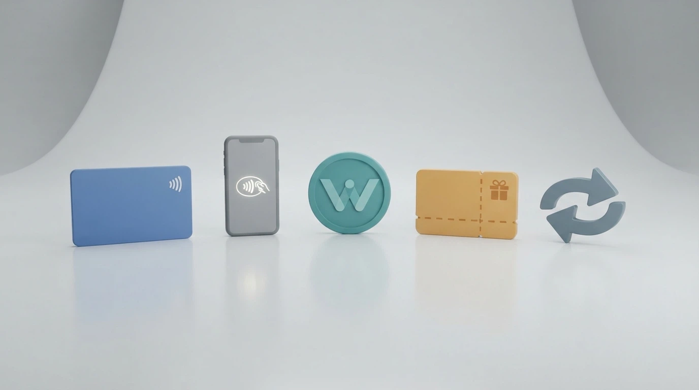 Logotipos de Bizum, Visa, Mastercard, Google Pay y Apple Pay como opciones de pago en la caja de un casino online español